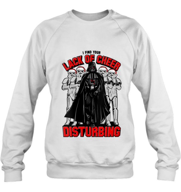 Womens Star Wars I Find Your Lack Of Cheer Disturbing Shirt