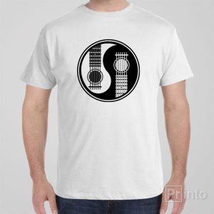 YIN-YANG-GUITAR – T-shirt