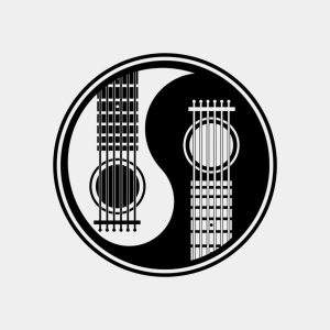 YIN-YANG-GUITAR – T-shirt