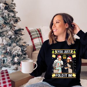 You Just Fold It In David Rose Christmas Sweatshirt