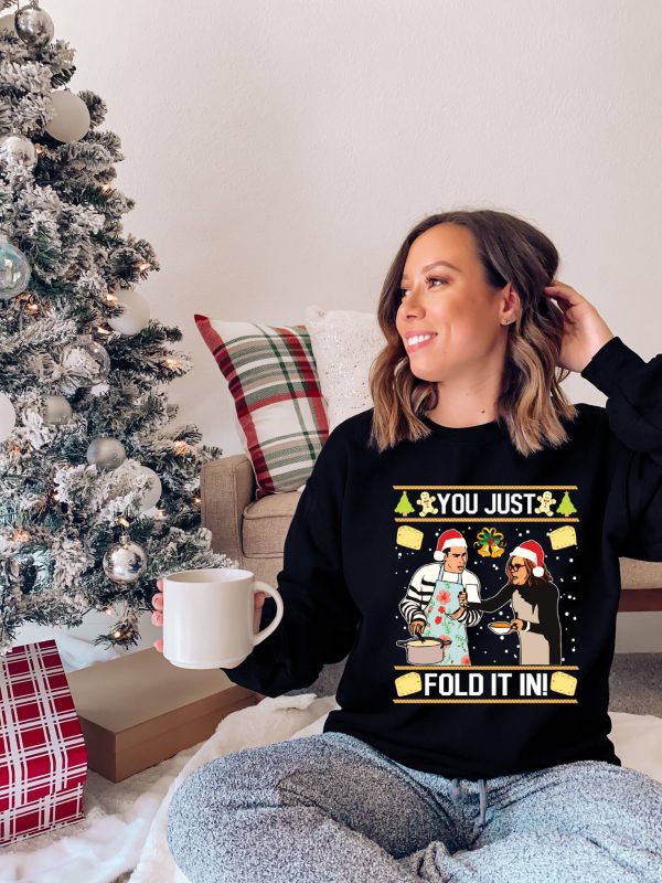 You Just Fold It In David Rose Christmas Sweatshirt