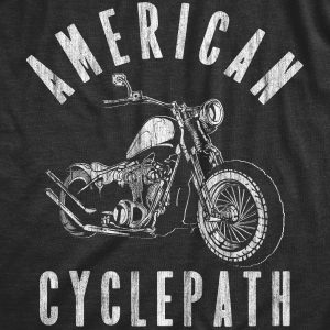 Womens American Cyclepath T Shirt Funny Insane Motorcycle Riding Tee For Ladies 1 Womens American Cyclepath T Shirt Funny Insane Motorcycle Riding Tee For Ladies 2