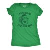 Womens Avocad Ho Ho Ho T Shirt Funny Xmas Avocado Santa Claus Tee For Ladies