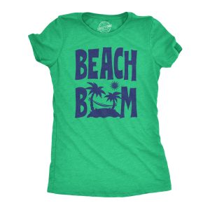 Womens Beach Bum T Shirt Funny Sandy Ocean Shoreline Vacation Lovers Tee For Ladies Womens Beach Bum T Shirt Funny Sandy Ocean Shoreline Vacation Lovers Tee For Ladies