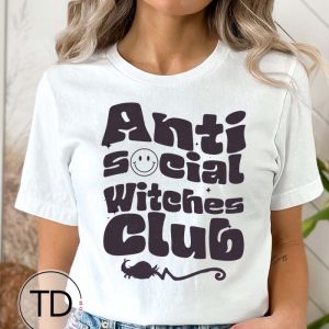 Anti-Social Witches Club – Halloween T-Shirt