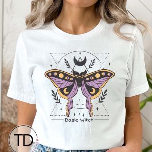 Basic Witch Butterfly – Halloween T-Shirt