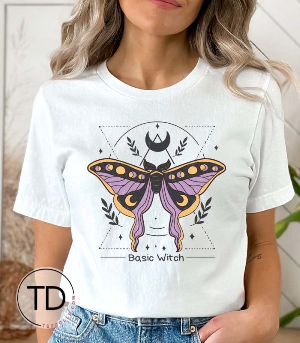 Basic Witch Butterfly – Halloween T-Shirt