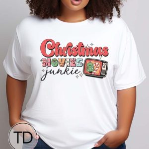 Christmas Movies Junkie – Christmas Tee