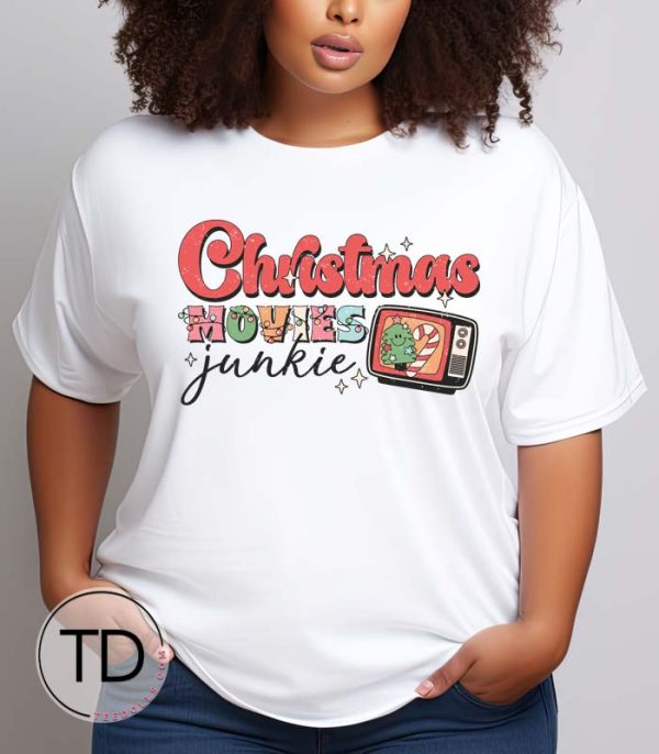 Christmas Movies Junkie – Christmas Tee