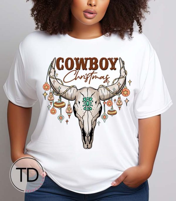 Cowboy Christmas – Country Western Christmas Tee Shirt
