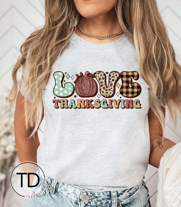 Cute Love Thanksgiving – Shirts For Thanksgiving Day