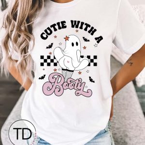 Cutie With A Booty – Women&rsquo;s Halloween T-Shirt