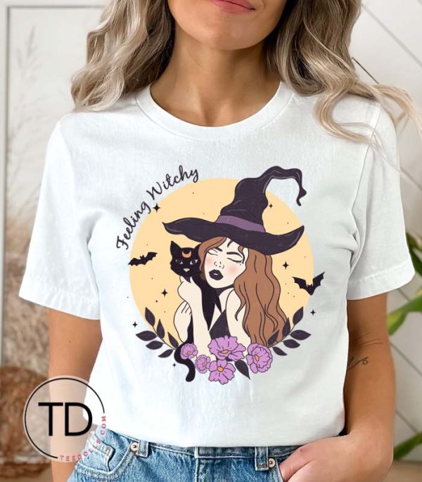 Feeling Witchy – Women’s Halloween T-Shirt