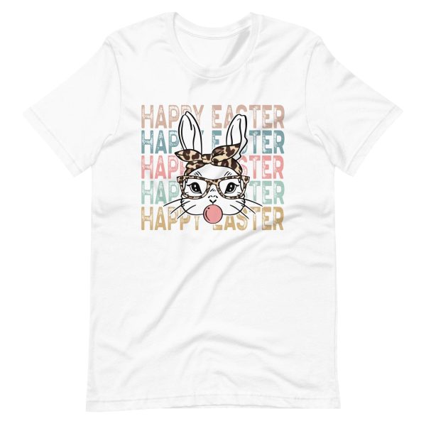 Happy Easter Bubblegum Bunny – Cute Easter Tee Shirt