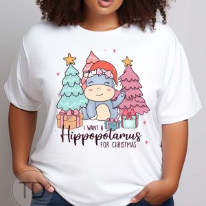 I Want A Hippopotamus For Christmas – Cute Christmas Shirt