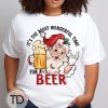 It’s The Most Wonderful Time For A Beer – Funny Christmas Tee Shirt