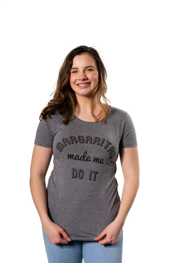 Margaritas Made Me Do It Funny Drinking Mardi Gras Tshirt For Woman