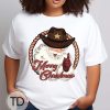 Merry Western Christmas – Country Western Christmas Tee Shirt