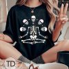 Namaste Heart Yoga Skeleton – Cute Yoga Skeleton Graphic Tee