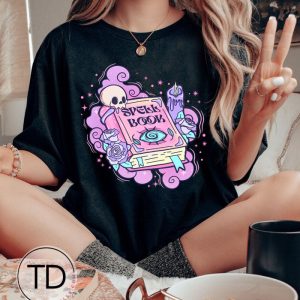 Pastel Spell Book – Cute Halloween T-Shirt