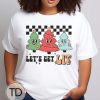 Retro Let’s Get Lit – Christmas T-Shirt