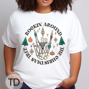 Rockin’ Around The Christmas Tree – Country Western Christmas Tee Shirt
