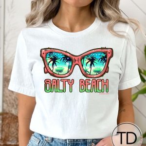 Salty Beach – Cute Summer Graphic Tee