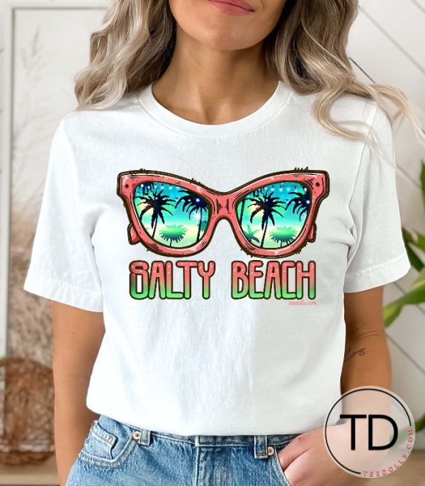 Salty Beach – Cute Summer Graphic Tee