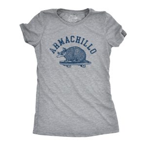 Womens Armachillo T Shirt Funny Cool Chilling Armadillo Joke Tee For Ladies Womens Armachillo T Shirt Funny Cool Chilling Armadillo Joke Tee For Ladies