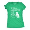 Womens Ball Buster Tshirt Funny Christmas Tree Cat Ornaments Graphic Tee