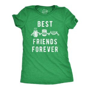 Womens Best Friends Forever T Shirt Funny Tequila Lime Salt Drinking Joke Tee For Ladies Womens Best Friends Forever T Shirt Funny Tequila Lime Salt Drinking Joke Tee For Ladies