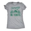 Women&rsquo;s Camping is In Tents T Shirt Funny Intense Camping Shirt for Women