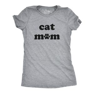 Womens Cat Mom Tshirt Funny Pet Animal Lover Kitty Novelty Tee Womens Cat Mom Tshirt Funny Pet Animal Lover Kitty Novelty Tee