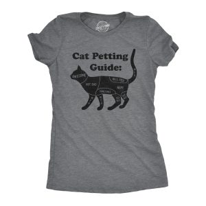 Womens Cat Petting Guide Tshirt Funny Pet Kitty Lover Crazy Cat Lady Novelty Tee Womens Cat Petting Guide Tshirt Funny Pet Kitty Lover Crazy Cat Lady Novelty Tee