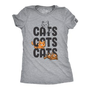 Womens Cats Cats Cats Tshirt Funny Pet Kitty Lover Tee Womens Cats Cats Cats Tshirt Funny Pet Kitty Lover Tee