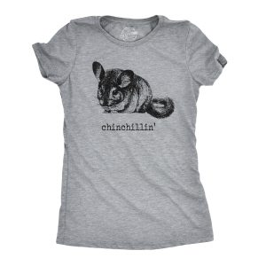 Womens Chinchillin T shirt Funny Chinchilla Animal Lover Graphic Vintage Cool Womens Chinchillin T shirt Funny Chinchilla Animal Lover Graphic Vintage Cool