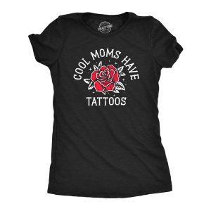 Womens Cool Moms Have Tattoos T Shirt Funny Awesome Inked Tatted Mothers Day Gift Tee For Ladies Womens Cool Moms Have Tattoos T Shirt Funny Awesome Inked Tatted Mothers Day Gift Tee For Ladies