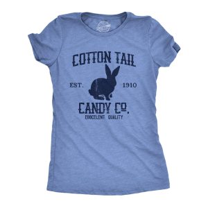 Womens Cotton Tail Candy Co T Shirt Funny Easter Sunday Chocolate Bunny Rabbit Tee For Ladies Womens Cotton Tail Candy Co T Shirt Funny Easter Sunday Chocolate Bunny Rabbit Tee For Ladies