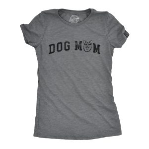 Womens Dog Mom Corgi T Shirt Funny Cute Puppy Pet Corgis Lovers Tee For Ladies 1
