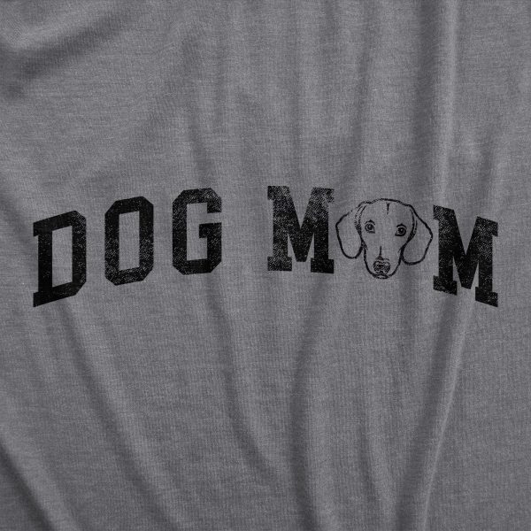 Womens Dog Mom Dachshund T Shirt Funny Cute Puppy Pet Wiener Dogs Lover Tee For Ladies