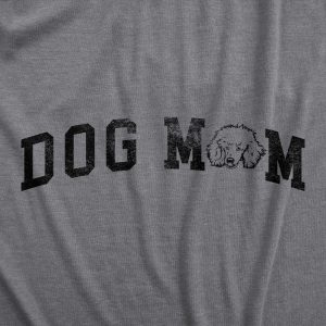 Womens Dog Mom Poodle T Shirt Funny Cute Puppy Pet Lovers Tee For Ladies 2