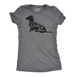 Womens Doxie Mom T Shirt Wiener Dog Lover Gift Funny Daschund Tee Womens Doxie Mom T Shirt Wiener Dog Lover Gift Funny Daschund Tee