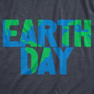Womens Earth Day T Shirt Cool Green Recycling Nature Lovers Graphic Novelty Tee For Ladies
