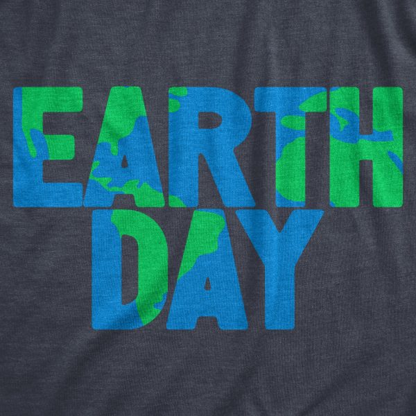 Womens Earth Day T Shirt Cool Green Recycling Nature Lovers Graphic Novelty Tee For Ladies