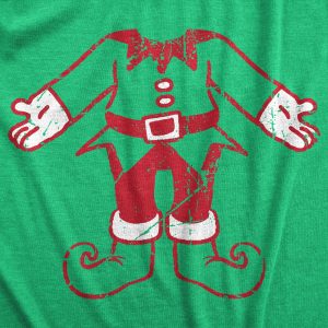 Womens Elf Body T Shirt Funny Cute Xmas Party Santas Helper Tee For Ladies