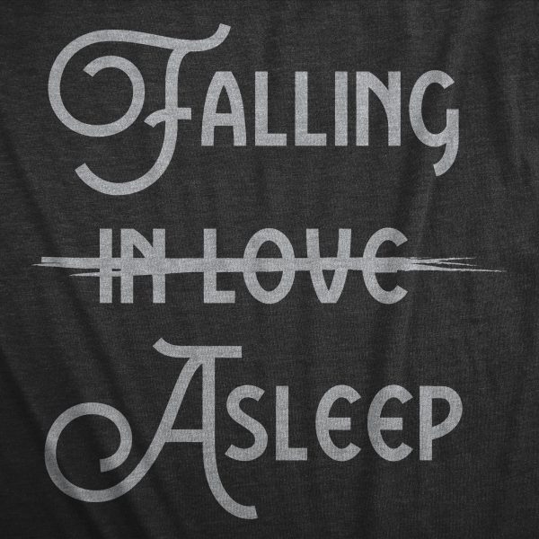 Womens Falling Asleep T Shirt Funny Napping Sleepy Lazy Joke Tee For Ladies