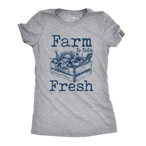 Womens Farm To Table Fresh Tshirt Cute Vegetables Farmers Market Tee Womens Farm To Table Fresh Tshirt Cute Vegetables Farmers Market Tee