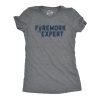 Womens Firework Expert Tshirt Funny 4th Of July Independence Day Graphic Tee