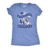 Womens Fireworks And Freedom T Shirt Funny Awesome Fourth Of July Statue Of Liberty Tee For Ladies