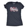 Womens Floral Mama T Shirt Funny Cute Vintage Mothers Day Flower Gift Tee For Ladies
